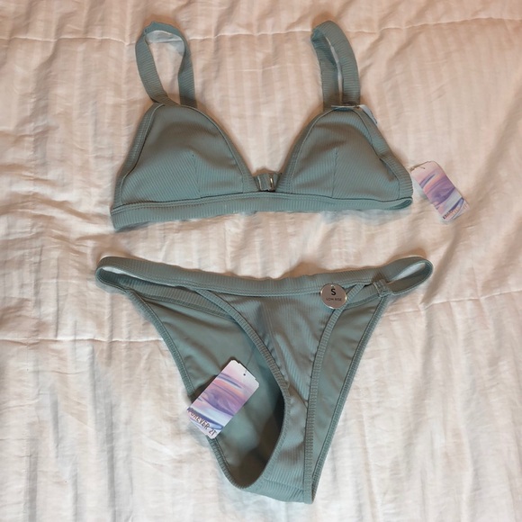 NWT Forever 21 Ribbed Bikini - Picture 2 of 8